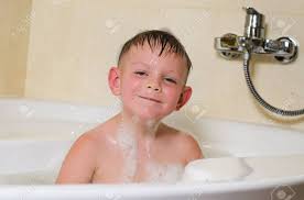taking-bath