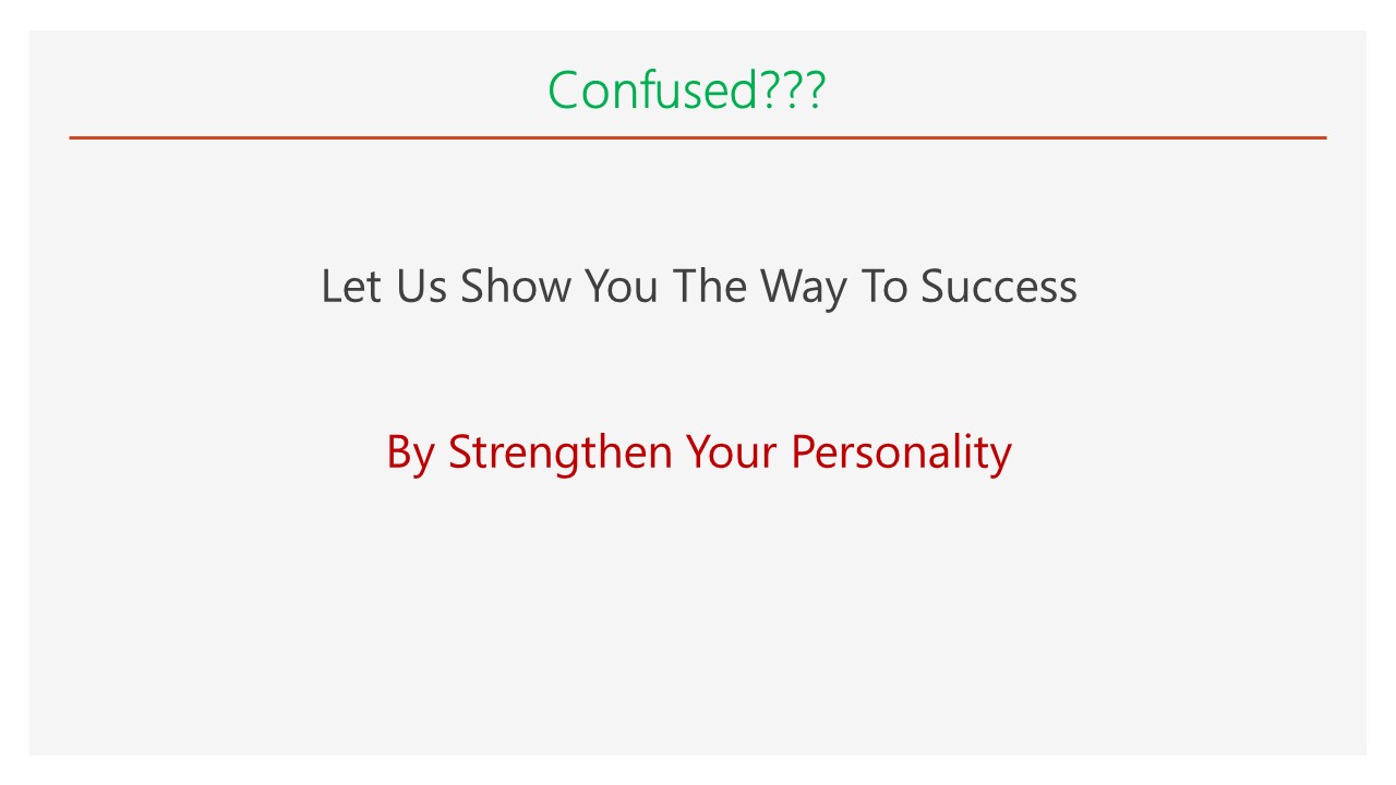 Personality Development 4